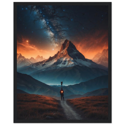 Premium Matte Paper Wooden Framed Poster
