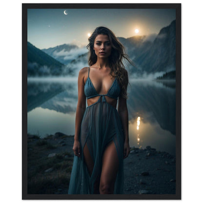 Premium Matte Paper Wooden Framed Poster