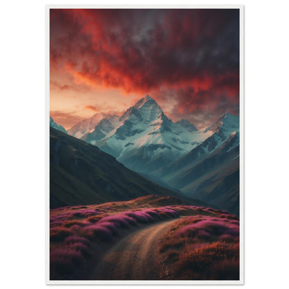Premium Matte Paper Wooden Framed Poster