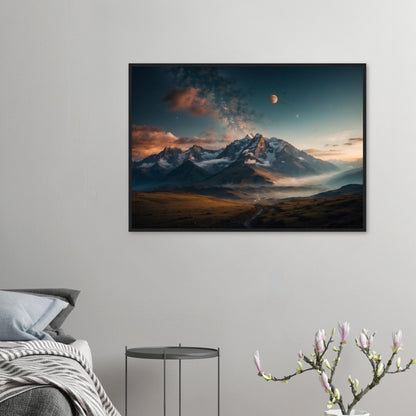 Premium Matte Paper Wooden Framed Poster