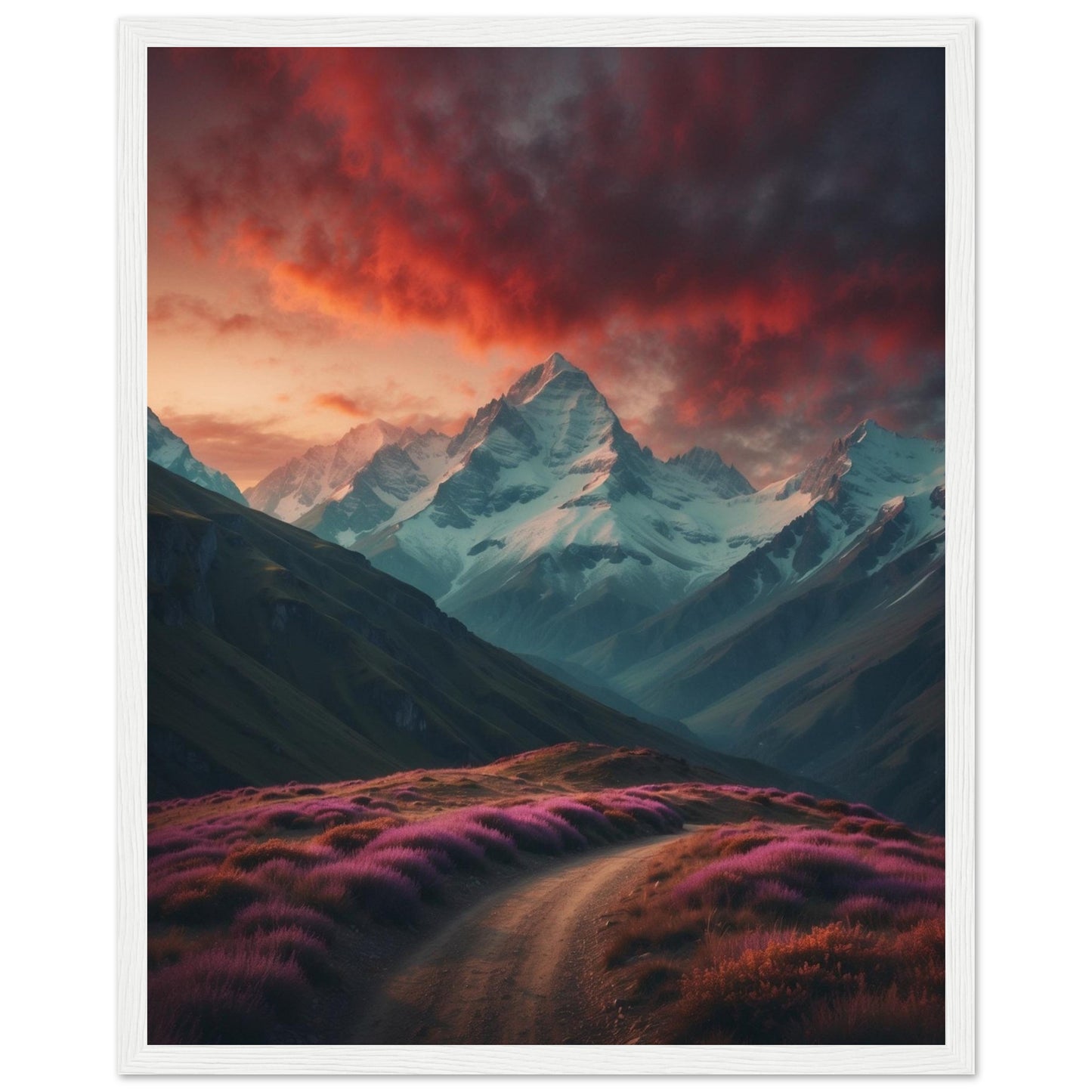 Premium Matte Paper Wooden Framed Poster