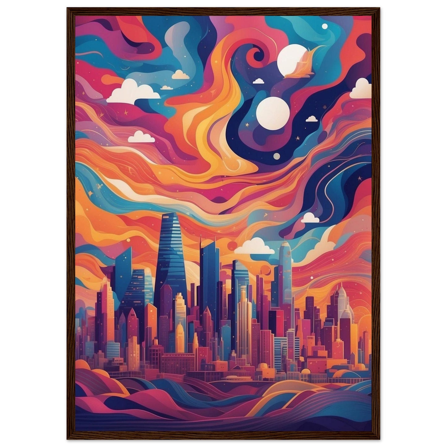 Premium Matte Paper Wooden Framed Poster