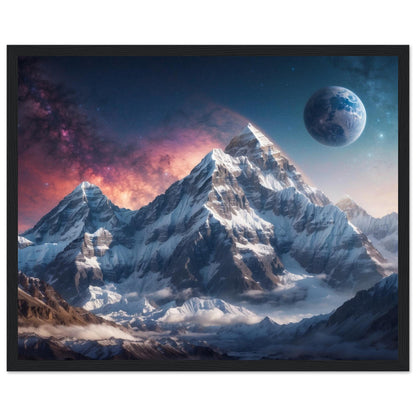 Premium Matte Paper Wooden Framed Poster