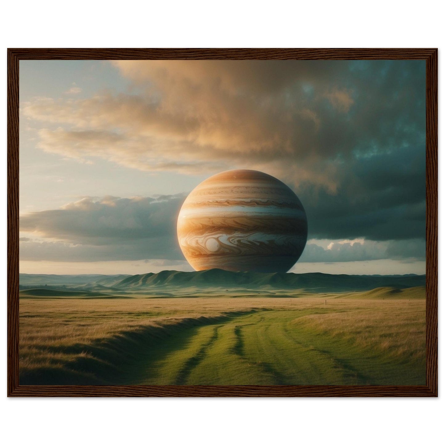 Premium Matte Paper Wooden Framed Poster