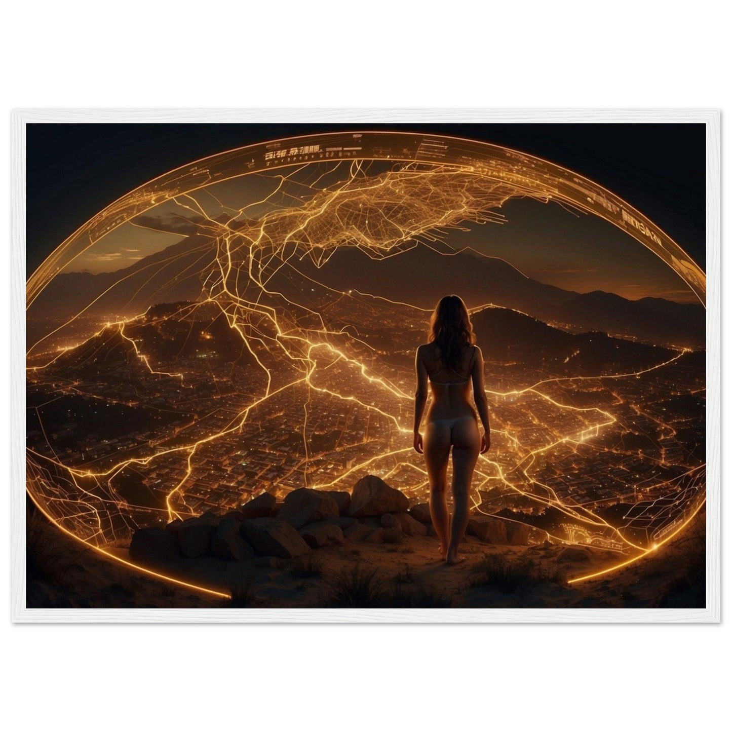 Premium Matte Paper Wooden Framed Poster
