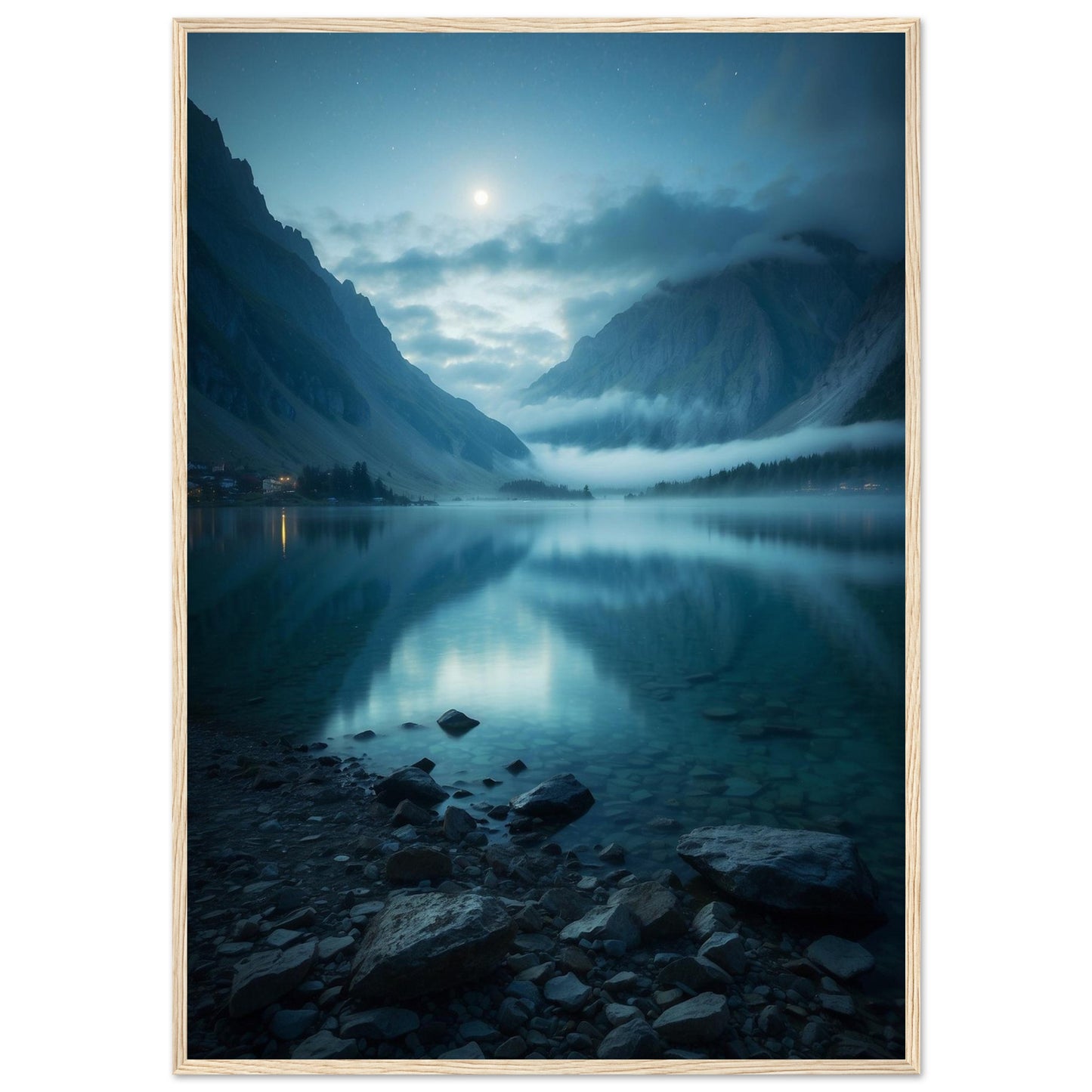 Premium Matte Paper Wooden Framed Poster