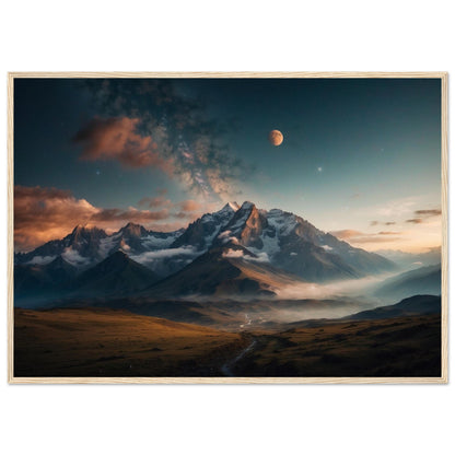 Premium Matte Paper Wooden Framed Poster