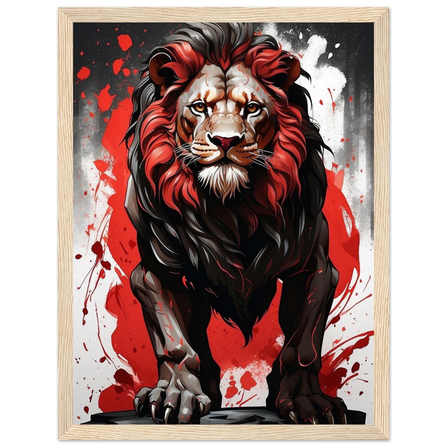 Premium Matte Paper Wooden Framed Poster