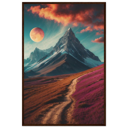 Premium Matte Paper Wooden Framed Poster