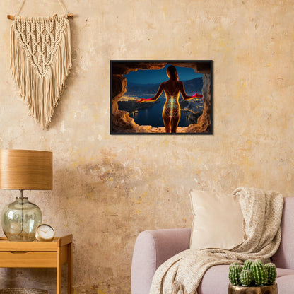 Premium Matte Paper Wooden Framed Poster
