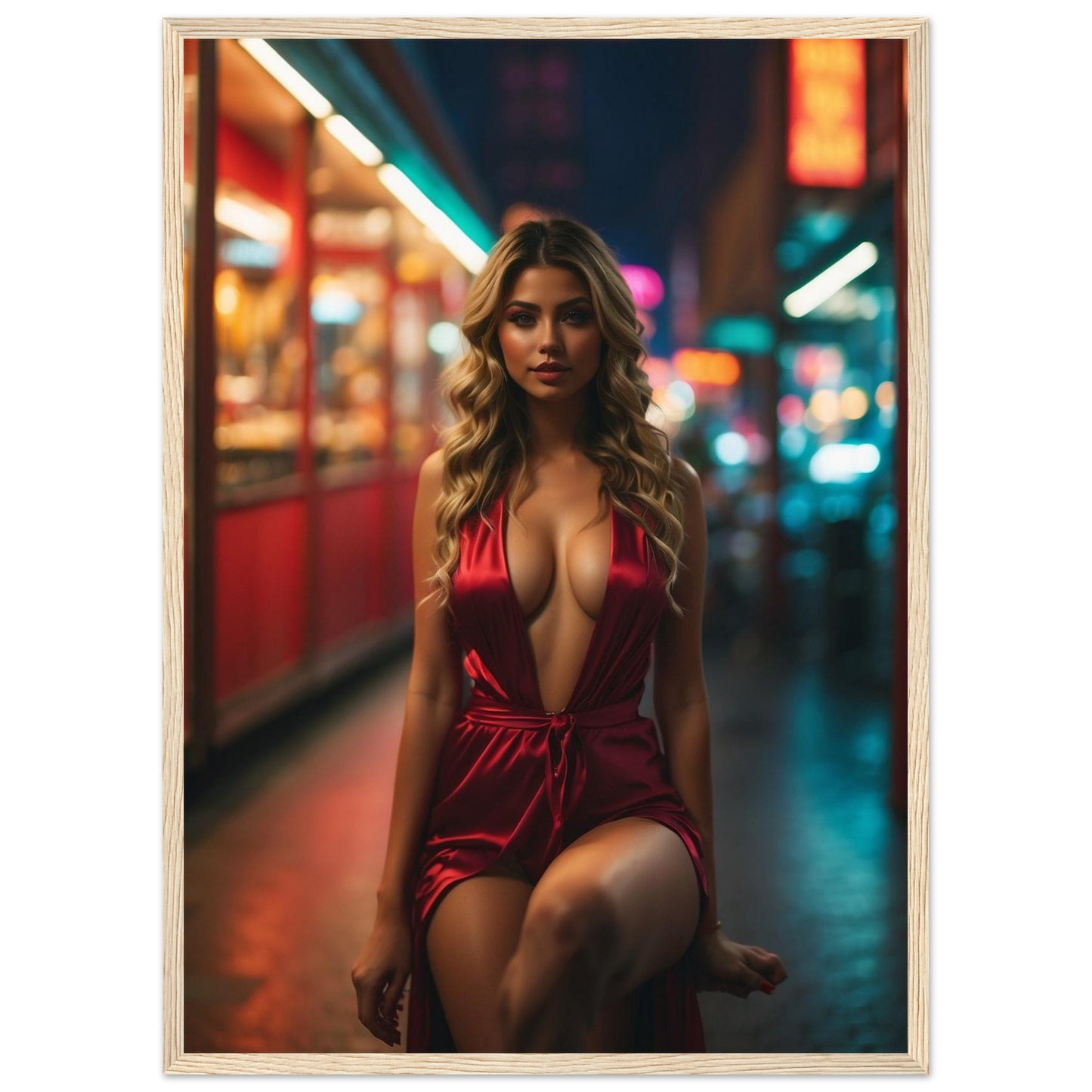Premium Matte Paper Wooden Framed Poster