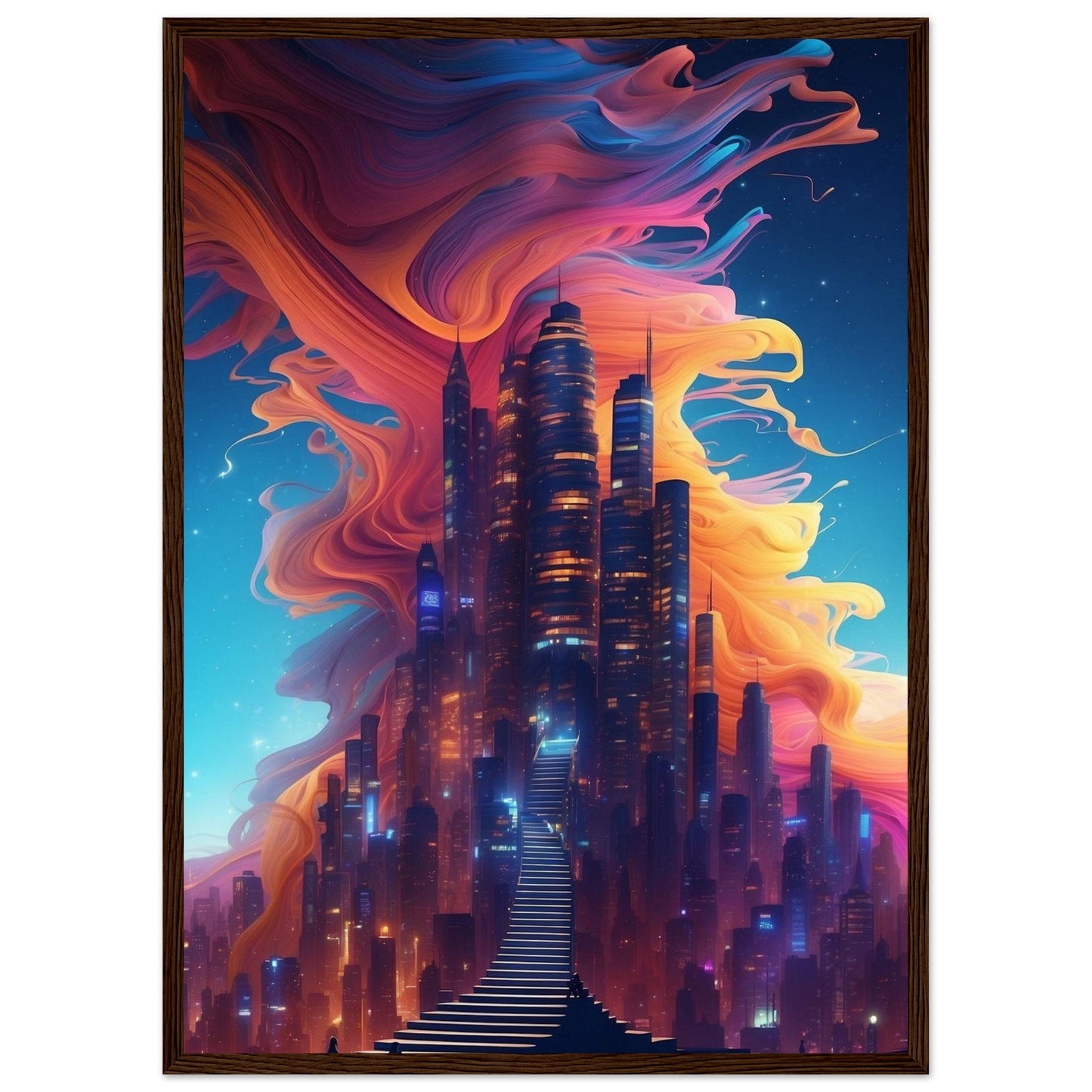 Premium Matte Paper Wooden Framed Poster