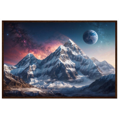 Premium Matte Paper Wooden Framed Poster