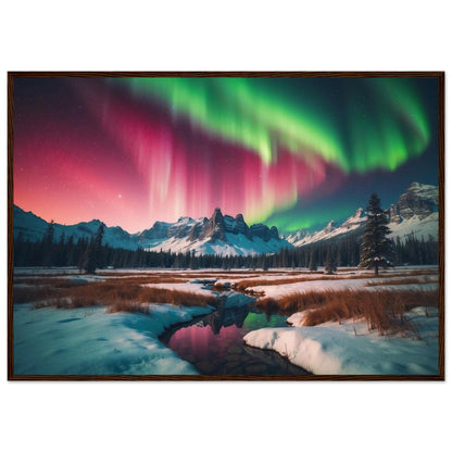Premium Matte Paper Wooden Framed Poster