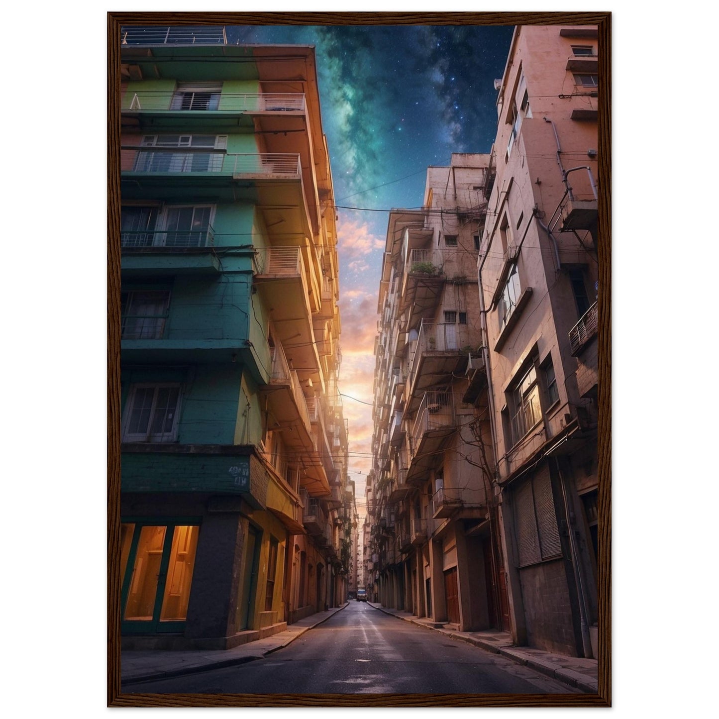 Premium Matte Paper Wooden Framed Poster