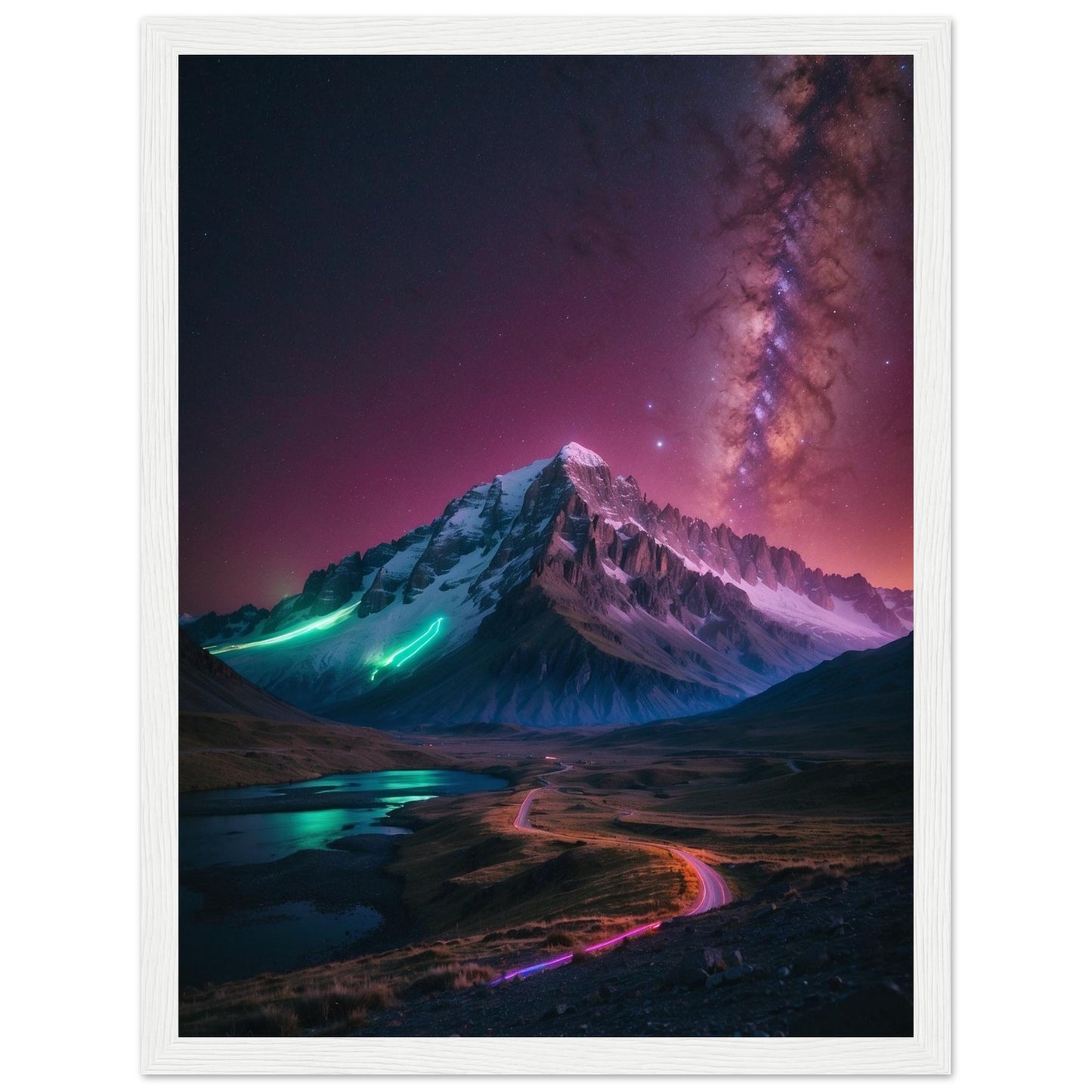 Premium Matte Paper Wooden Framed Poster