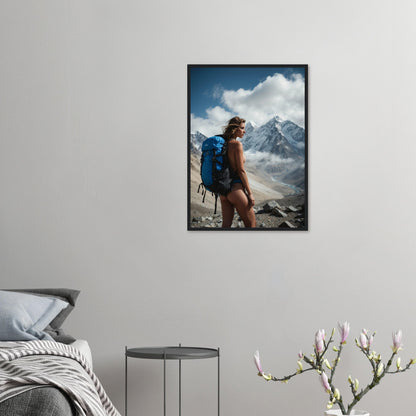 Premium Matte Paper Wooden Framed Poster