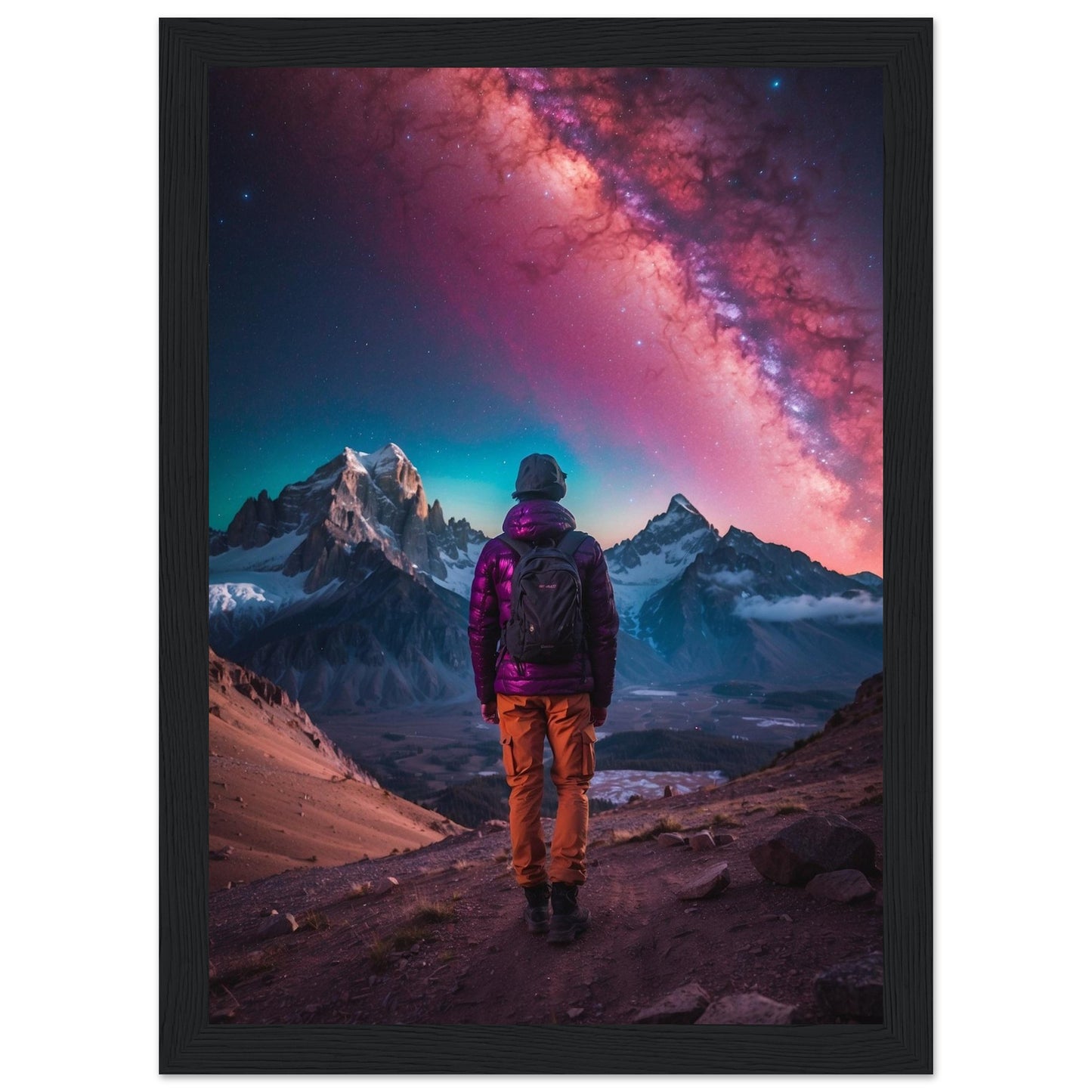 Premium Matte Paper Wooden Framed Poster