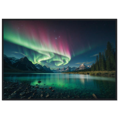 Premium Matte Paper Wooden Framed Poster