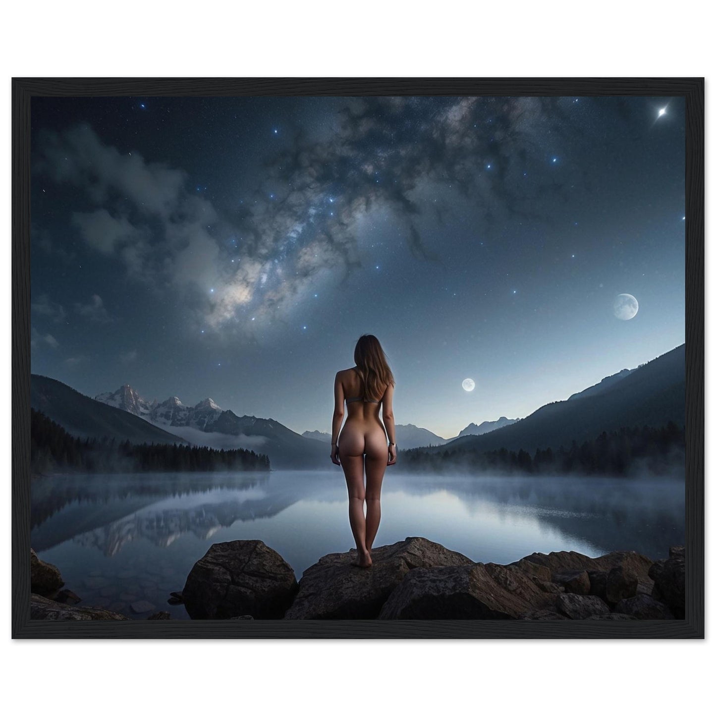 Premium Matte Paper Wooden Framed Poster