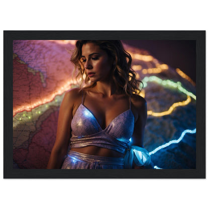 Premium Matte Paper Wooden Framed Poster
