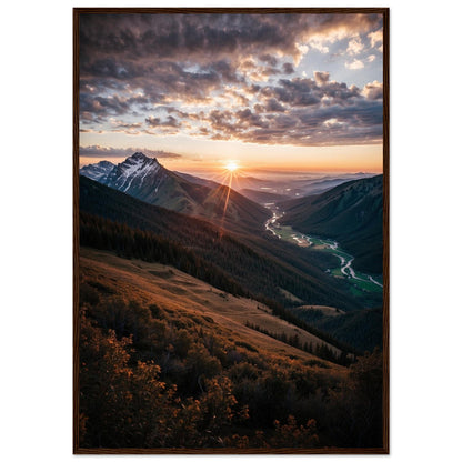 Premium Matte Paper Wooden Framed Poster