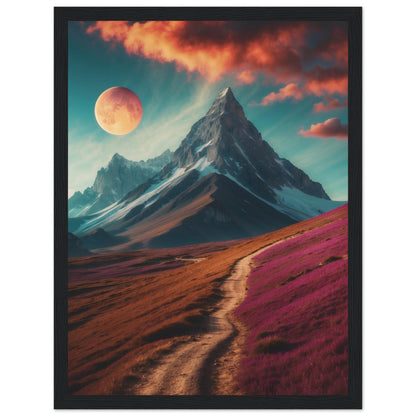 Premium Matte Paper Wooden Framed Poster