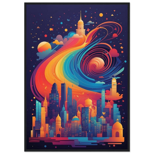 Premium Matte Paper Wooden Framed Poster