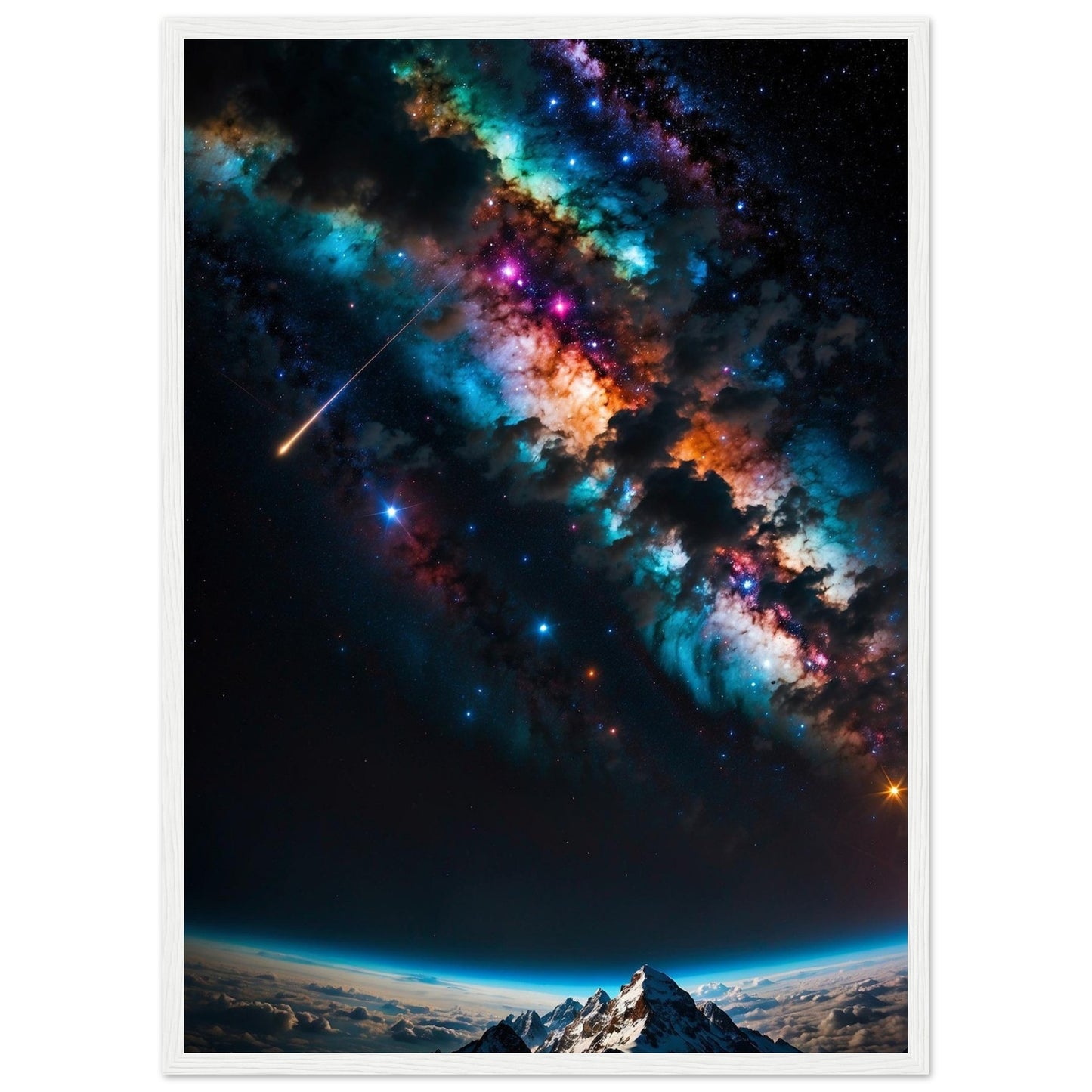 Premium Matte Paper Wooden Framed Poster
