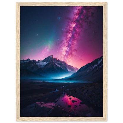 Premium Matte Paper Wooden Framed Poster