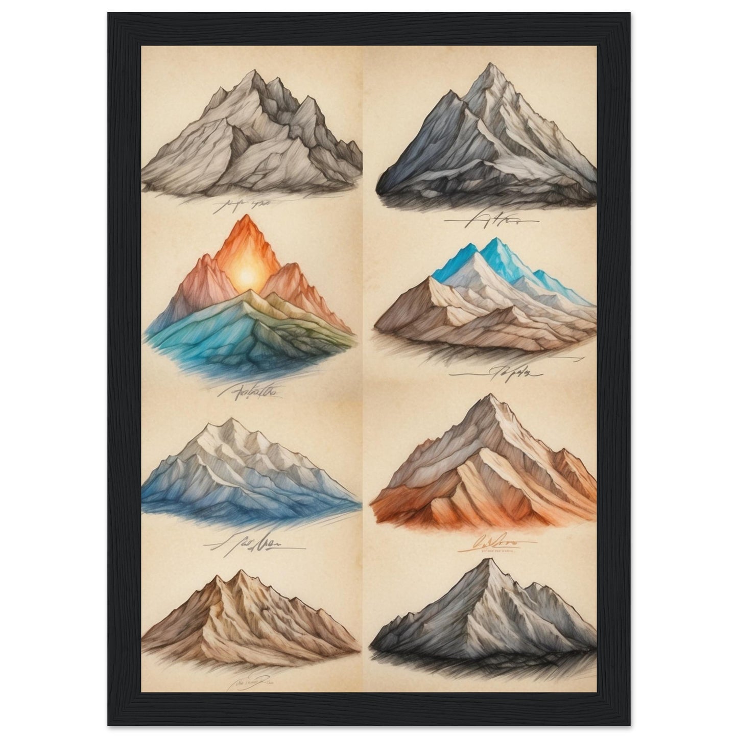 Premium Matte Paper Wooden Framed Poster