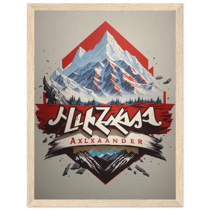 Premium Matte Paper Wooden Framed Poster