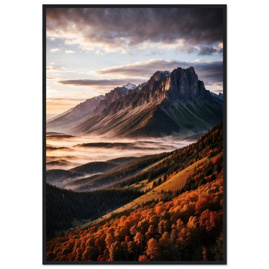 Premium Matte Paper Wooden Framed Poster
