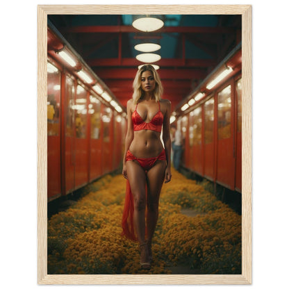 Premium Matte Paper Wooden Framed Poster