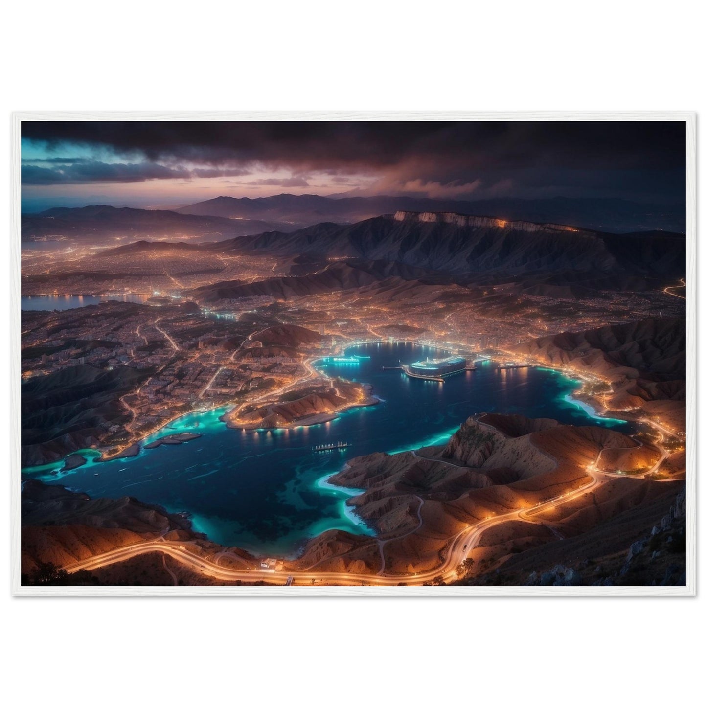 Premium Matte Paper Wooden Framed Poster
