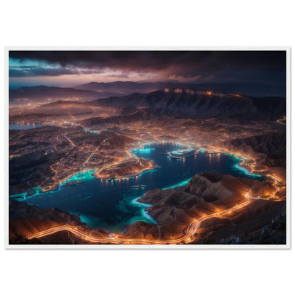 Premium Matte Paper Wooden Framed Poster