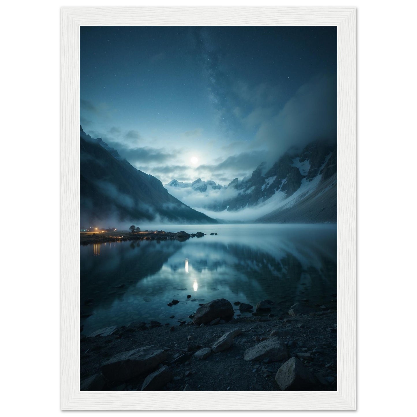 Premium Matte Paper Wooden Framed Poster