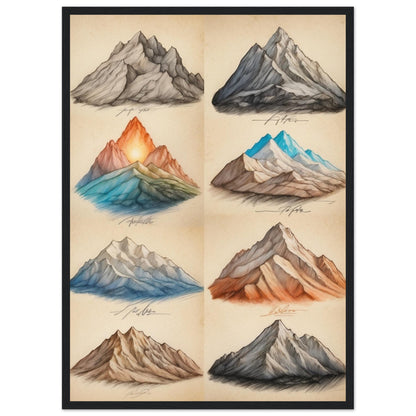 Premium Matte Paper Wooden Framed Poster