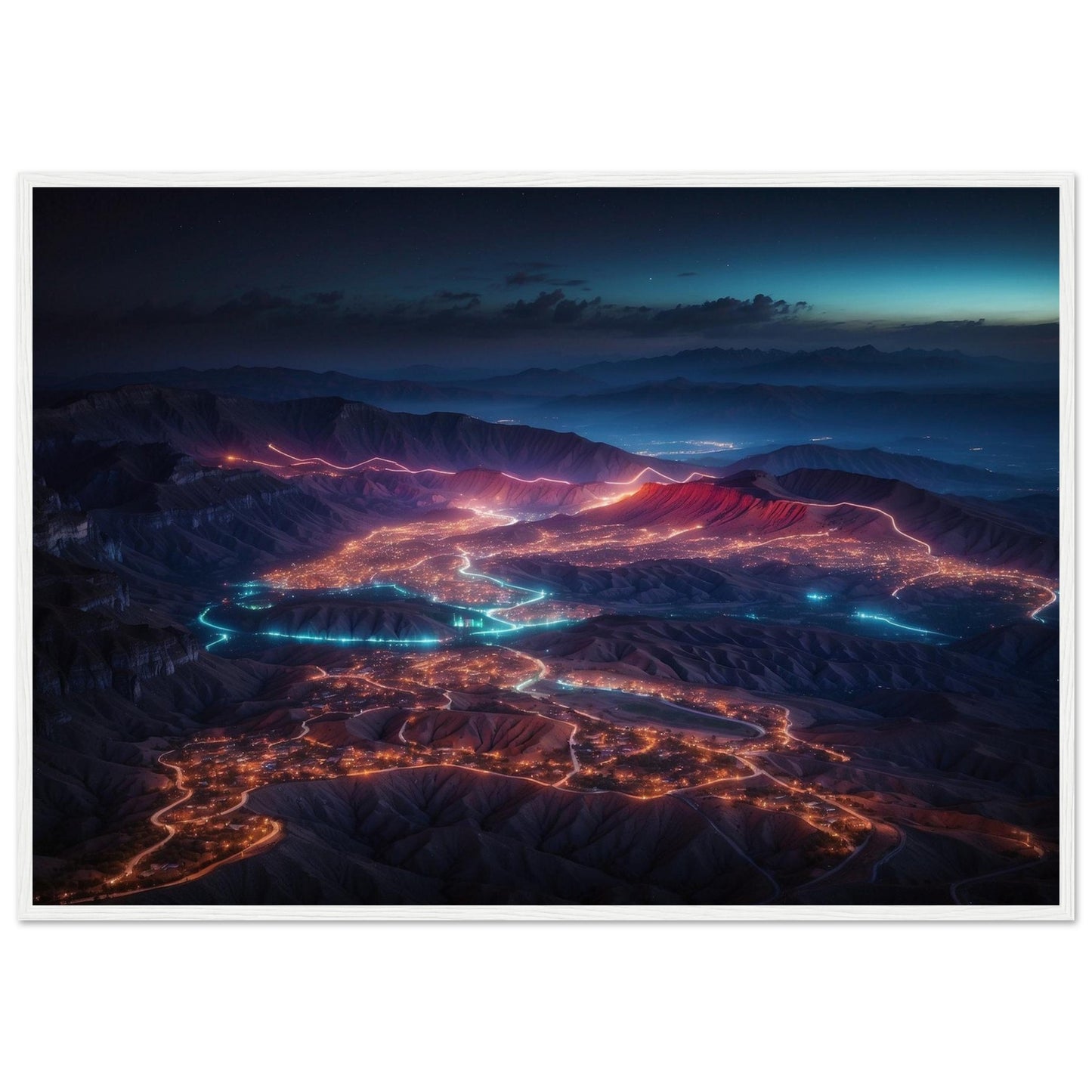 Premium Matte Paper Wooden Framed Poster