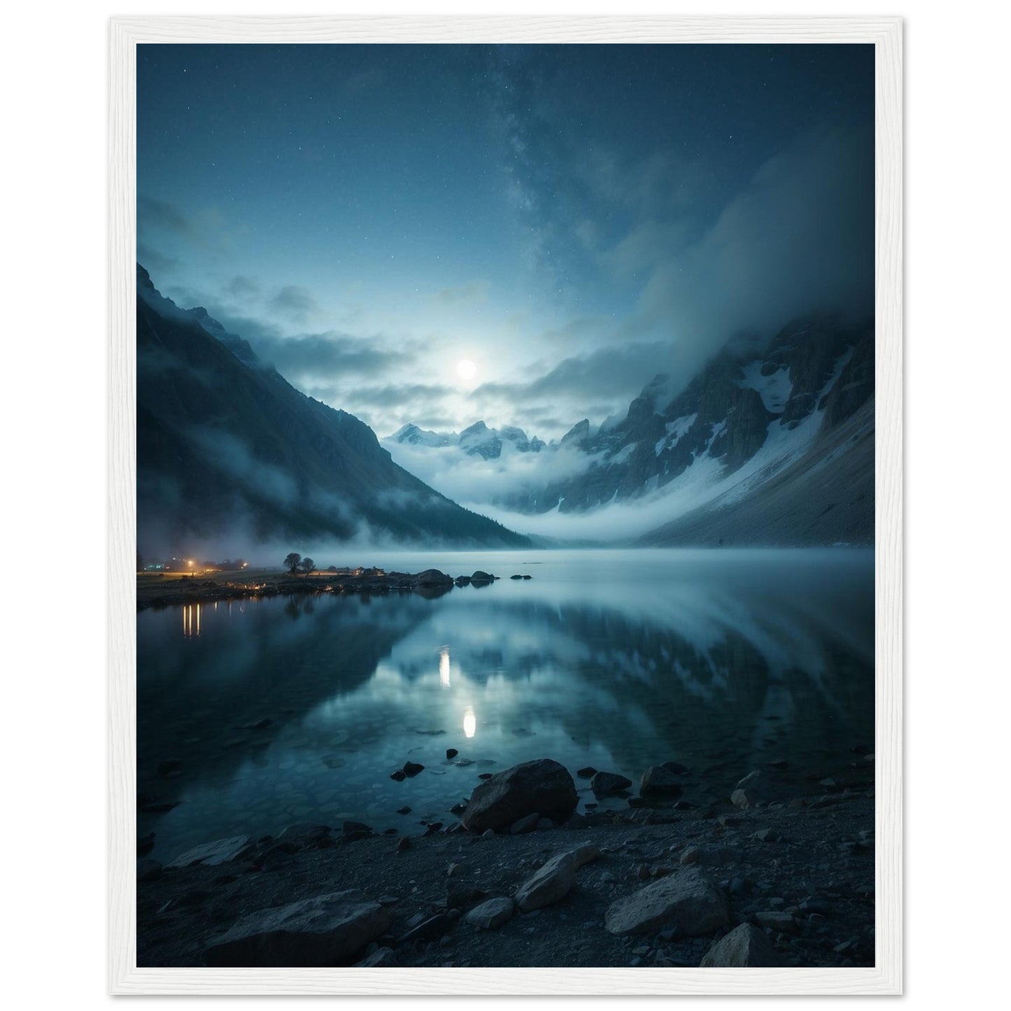 Premium Matte Paper Wooden Framed Poster