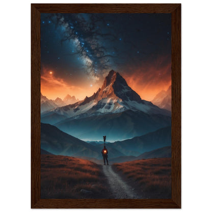 Premium Matte Paper Wooden Framed Poster