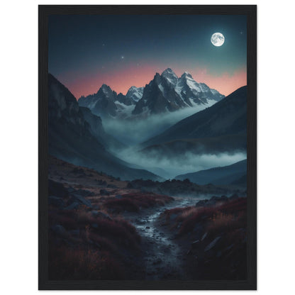 Premium Matte Paper Wooden Framed Poster