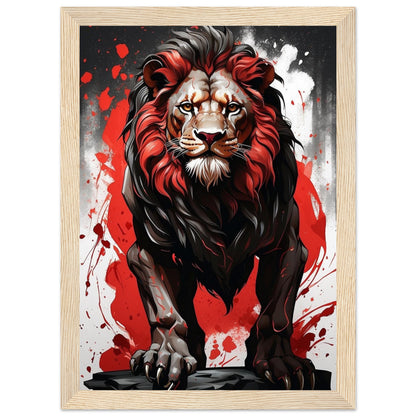 Premium Matte Paper Wooden Framed Poster