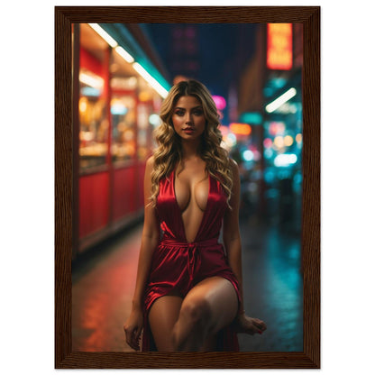 Premium Matte Paper Wooden Framed Poster