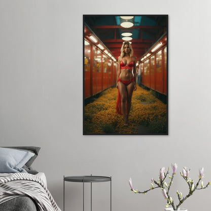 Premium Matte Paper Wooden Framed Poster
