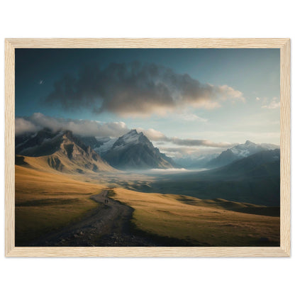Premium Matte Paper Wooden Framed Poster