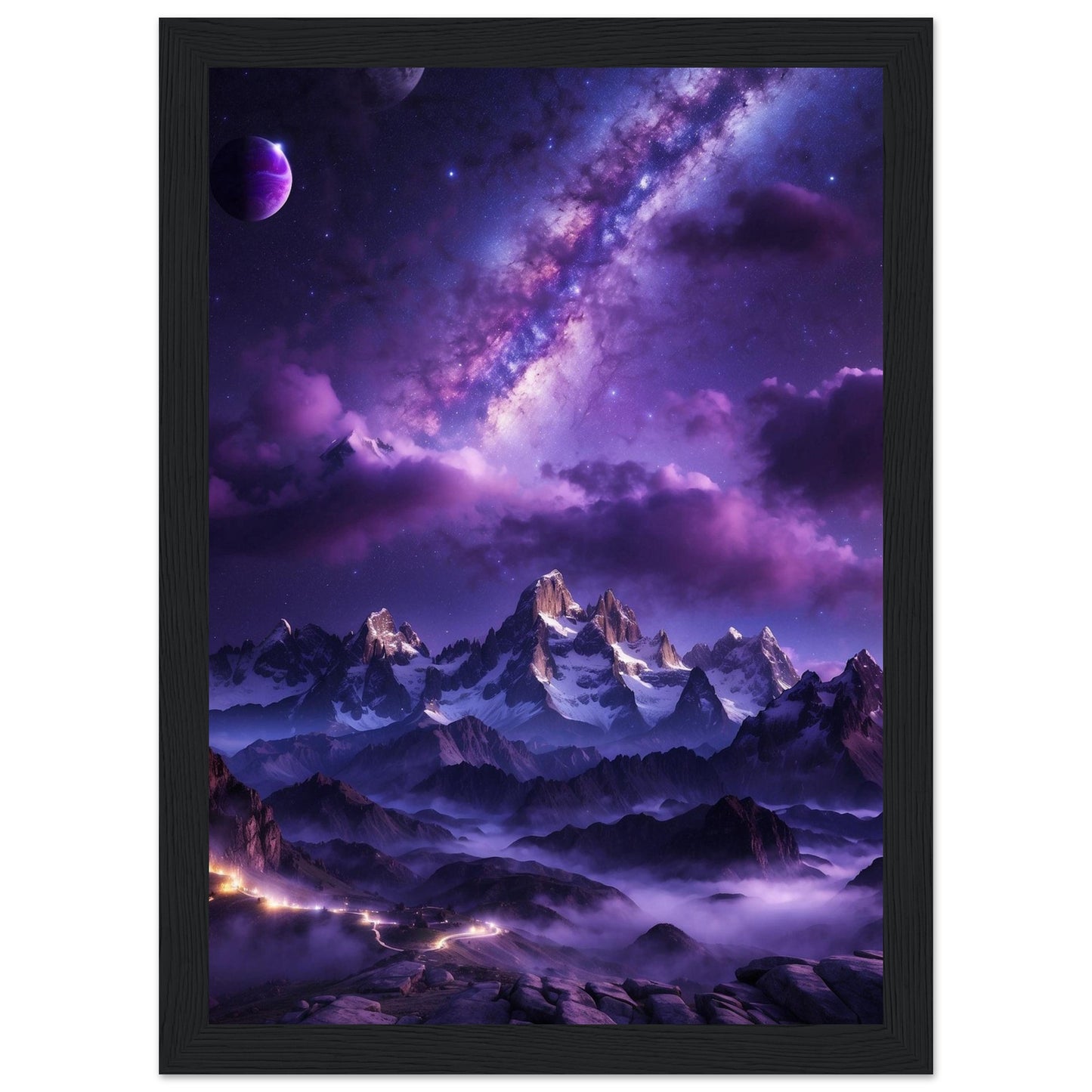 Premium Matte Paper Wooden Framed Poster