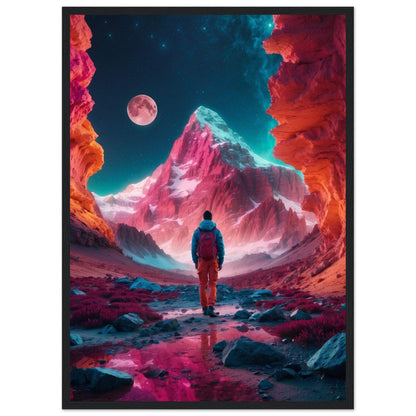 Premium Matte Paper Wooden Framed Poster