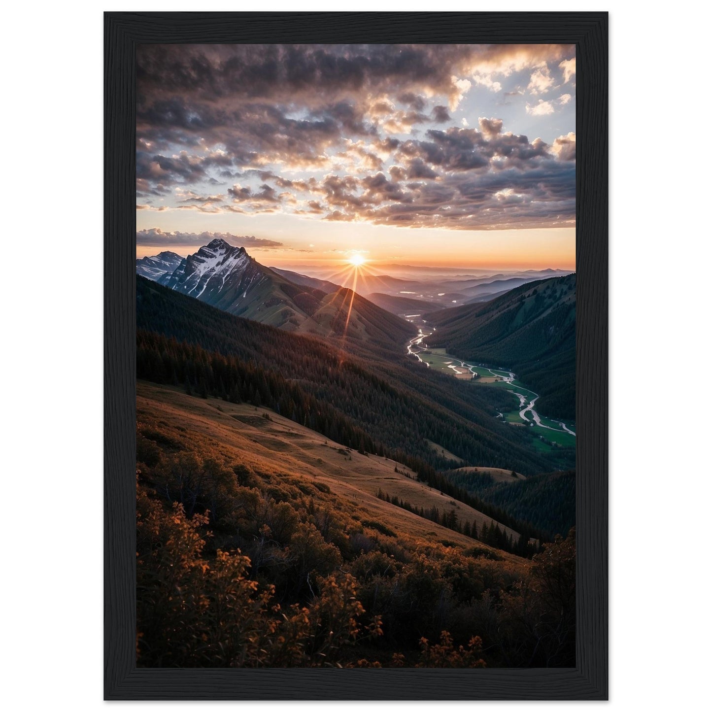 Premium Matte Paper Wooden Framed Poster