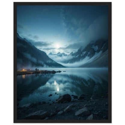 Premium Matte Paper Wooden Framed Poster